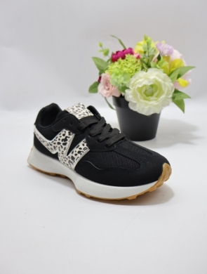 Buty sportowe damskie na płaskim (36-41) ALLS-6 BLACK