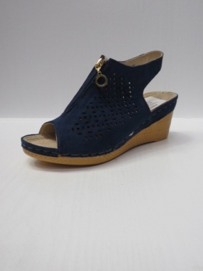 Sandały damskie na koturnie (36-41) 7AA224 NAVY