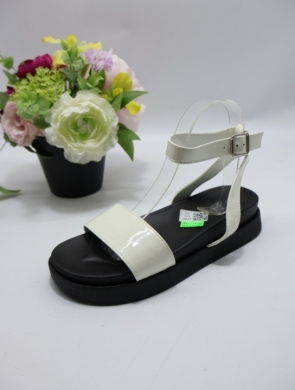 Sandały damskie na płaskim (36-41) LS603 WHITE