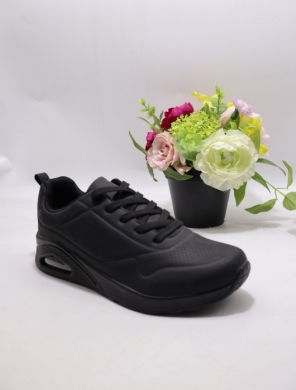 Buty sportowe damskie na płaskim (36-41) XBC25607 BLACK
