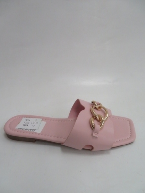 Klapki damskie na płaskim (36-41) 2305-12 PINK