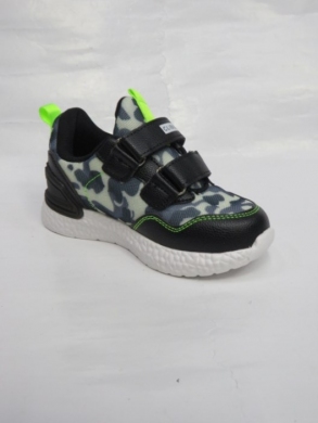 Buty sportowe chłopięce (28-33) E-36 BLACK/GREEN