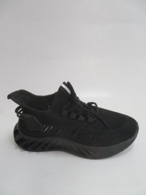 Buty sportowe damskie na płaskim (36-41) 2153-1 BLACK