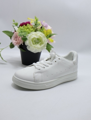 Buty sportowe damskie na płaskim (36-41) 5803-8 WHITE
