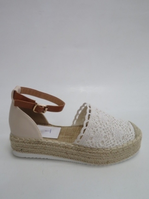 Sandały Damskie na koturnie (36-41) ZZ-22 WHITE