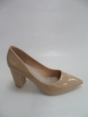 Czółenki damskie na obcasie (36-41) LE-308 BEIGE