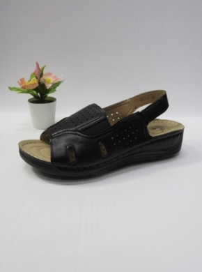 Sandały damskie na koturnie (39-43) DJ31-5 BLACK