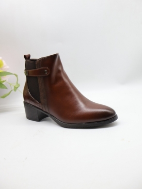 Botki damskie ocieplane na obcasie (36-41) YCC-23 BROWN