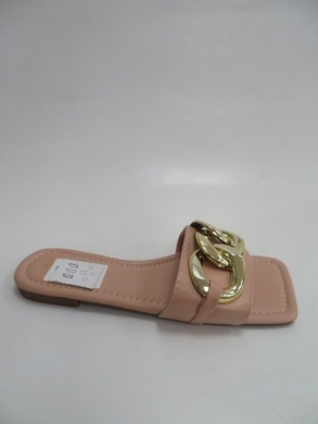 Klapki damskie na płaskim (36-41) 2305-13 KHAKI