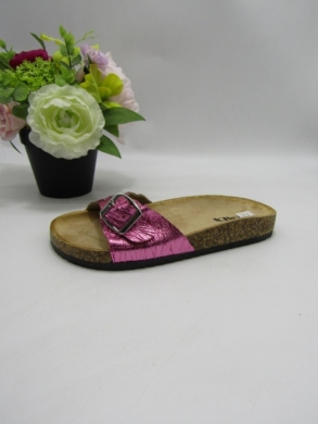 Klapki damskie na płaskim (36-41) 44502 FUSHIA