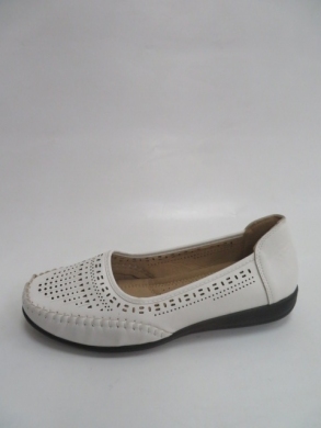 Półbuty damskie na płaskim (37-42) F02  WHITE