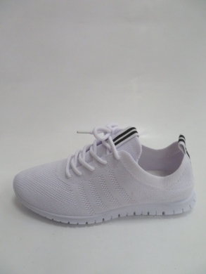 Buty sportowe damskie na płaskim (36-41) 0020- 3 WHITE