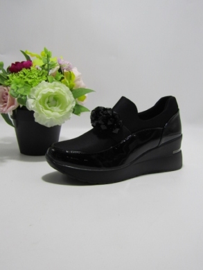 Półbuty damskie na koturnie (36-41) O-1518 BLACK