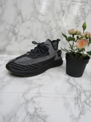 Buty sportowe damskie na płaskim (36-41) 301 BLACK