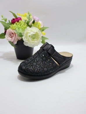 Półbuty damskie na koturnie (36-42) 21208-1 BLACK