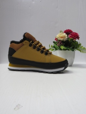 Buty sportowe damskie ocieplane (36-41) 7WB917 YELLOW/BLACK