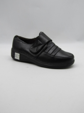Półbuty damskie ocieplane na płaskim (37-42) 2304-1 BLACK