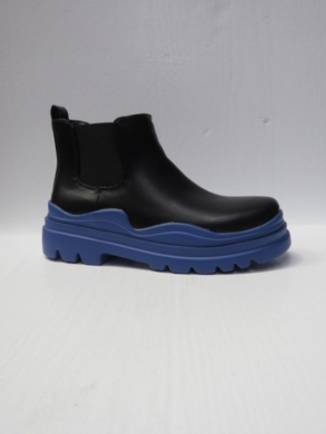 Botki damskie na płaskim (36-41) 2115 BLACK/BLUE
