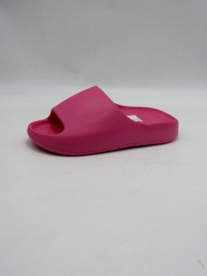 Klapki damskie na płaskim (36-41) DM600 FUSHIA