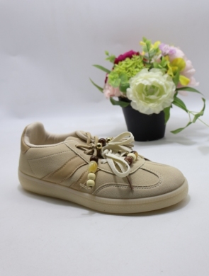 Buty sportowe damskie na płaskim (36-41) EV-511 BEIGE
