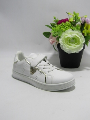 Buty sportowe damskie na płaskim (36-41) DD-322 WH/GOLD