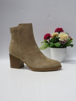 Botki damskie ocieplane na obcasie (36-41) BM65 KHAKI