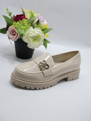 Mokasyny damskie na płaskim (37-41) 1660 BEIGE