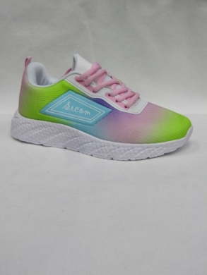 Buty sportowe damskie na płaskim (36-41) SM103-1 WHITE/RAIN