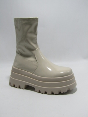 Botki damskie na płaskim (36-41) K501 BEIGE