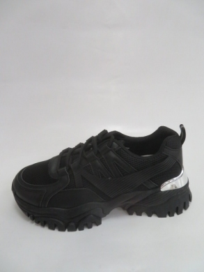 Sneakersy damskie niskie (36-41) 8045 BLACK
