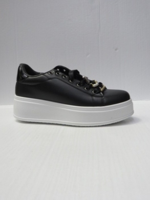 Buty sportowe damskie na koturnie (36-41) 1790 BLACK