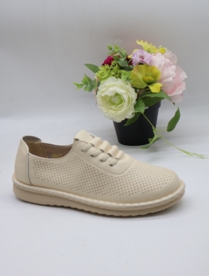 Półbuty damskie na płaskim (36-41) 60776-2 BEIGE