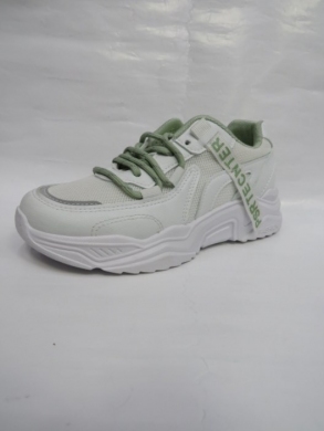 Buty sportowe damskie na płaskim (36-41) E569-2 WHITE