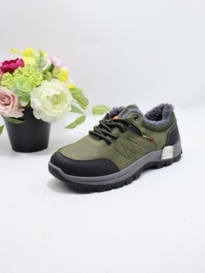 Trekkingowe męskie ocieplane (40-45) 13100-12 GREEN