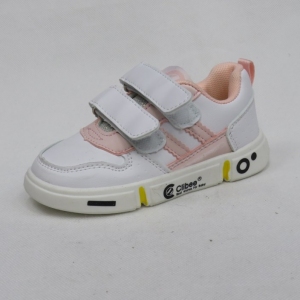Buty sportowe dziewczęce (26-31) E159 WHITE/PINK