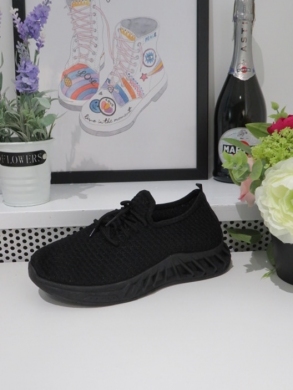 Buty sportowe damskie na płaskim (36-41) TA29 BLACK