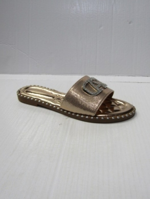 Klapki damskie na płaskim (36-41) DM98 ROSE/GOLD