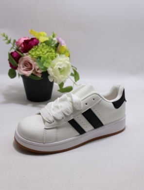Buty sportowe damskie na płaskim (36-41) A123 WHITE