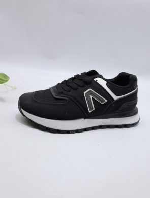 Buty sportowe damskie na płaskim (36-41) 0-1775 BLACK