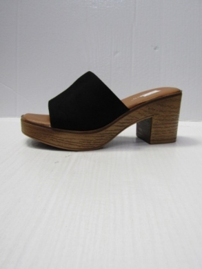 Klapki damskie na obcasie (36-41) 61-6 BLACK