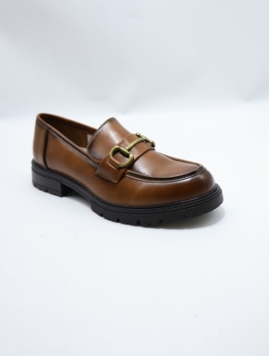 Mokasyny damskie na płaskim (36-41) 105 BROWN