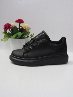 Buty sportowe damskie na płaskim (36-41) A8328-1 ALLBLACK