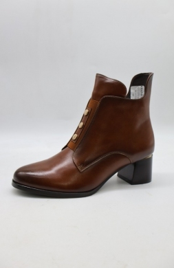 Botki damskie ocieplane na obcasie (36-41) YCC-153 CAMEL