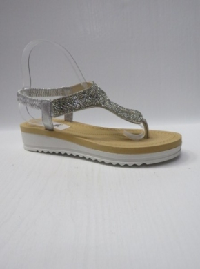 Sandały damskie na płaskim (36-41) A-9 SILVER