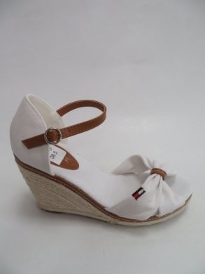 Sandały Damskie na koturnie (36-41) P925 WHITE