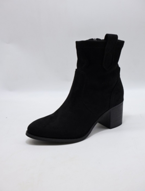 Botki damskie na obcasie (36-41) F6260 BLACK