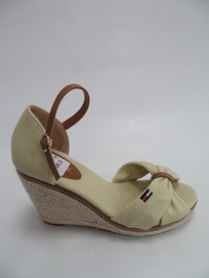 Sandały Damskie na koturnie (36-41) P925 BEIGE