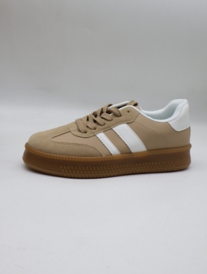 Buty sportowe damskie na płaskim (36-41) BK02 TAUPE