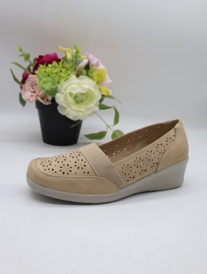 Półbuty damskie na koturnie (36-41) YEHJ-219 BEIGE