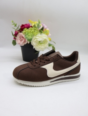 Buty sportowe damskie na płaskim (36-41) BK88-2 BROWN